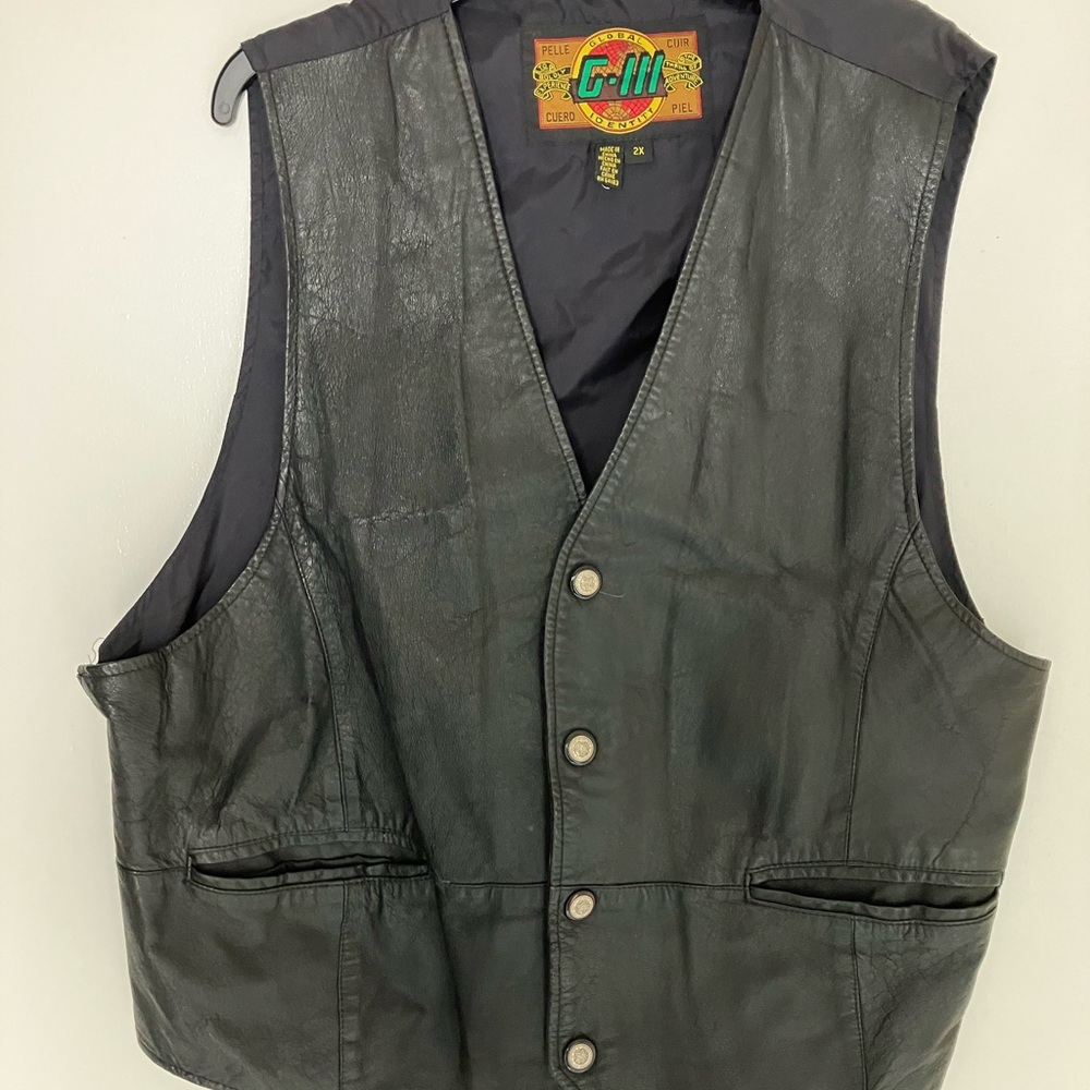 Men’s vintage Global Identity vest.  Size 2XL
